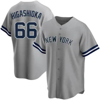 2021 New York Yankees Kyle Higashioka #66 Game Issued Ps Used Grey Jersey  16 P 8 - Game Used MLB Jerseys at 's Sports Collectibles Store